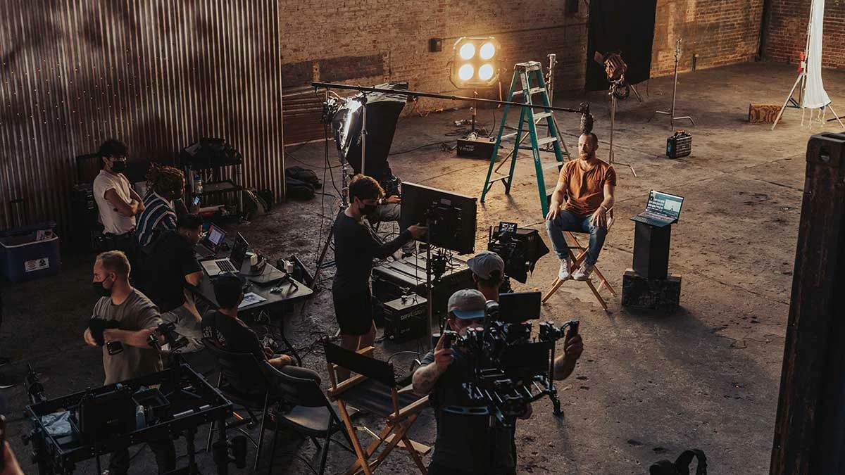 品牌宣传片拍摄现场